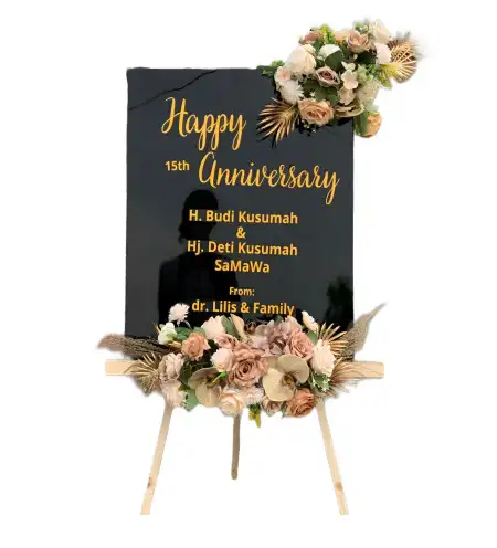 Papan Bunga Akrilik Karang Tanding